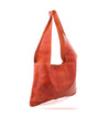 An Ariel leather hobo bag by Bed Stu on a white background.