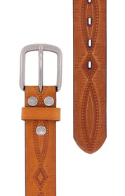 An Arsenal belt by Bed Stu with an ornate buckle.