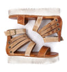 A pair of Bed Stu Artemia women's sandals with straps and buckles.
