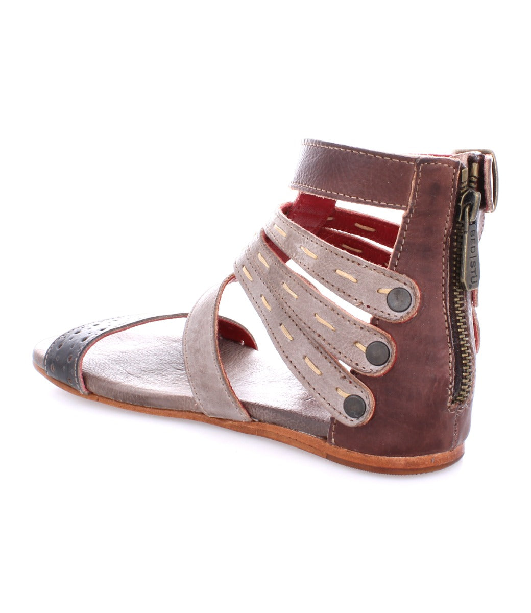 A pair of Artemis women's sandals with straps and buckles by Bed Stu.