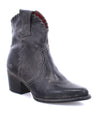 A women's Baila II black leather ankle boot by Bed Stu.