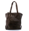 A taupe leather Barra tote bag by Bed Stu.
