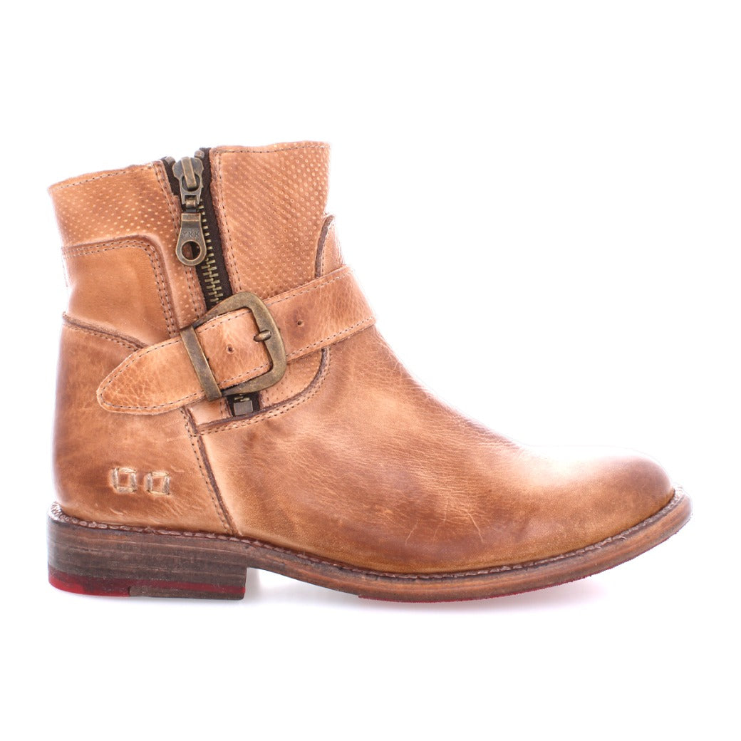 A women's Becca ankle boot with a buckle by Bed Stu.
