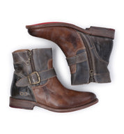 A pair of Becca boots with buckles made by Bed Stu.