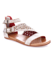 A Bellatrix II women's white sandal by Bed Stu.