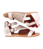 A pair of white Bellatrix II sandals by Bed Stu.