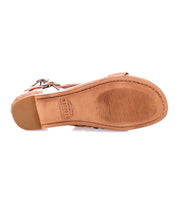 A pair of Bed Stu Bellatrix II women's sandals in tan.