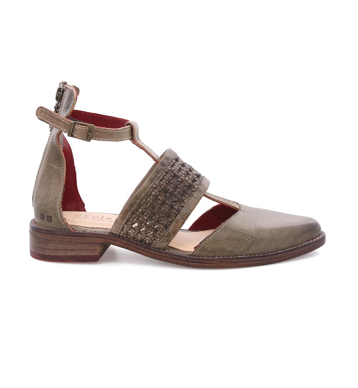 A pair of women's Bed Stu sandals with braided straps named Bethany II.