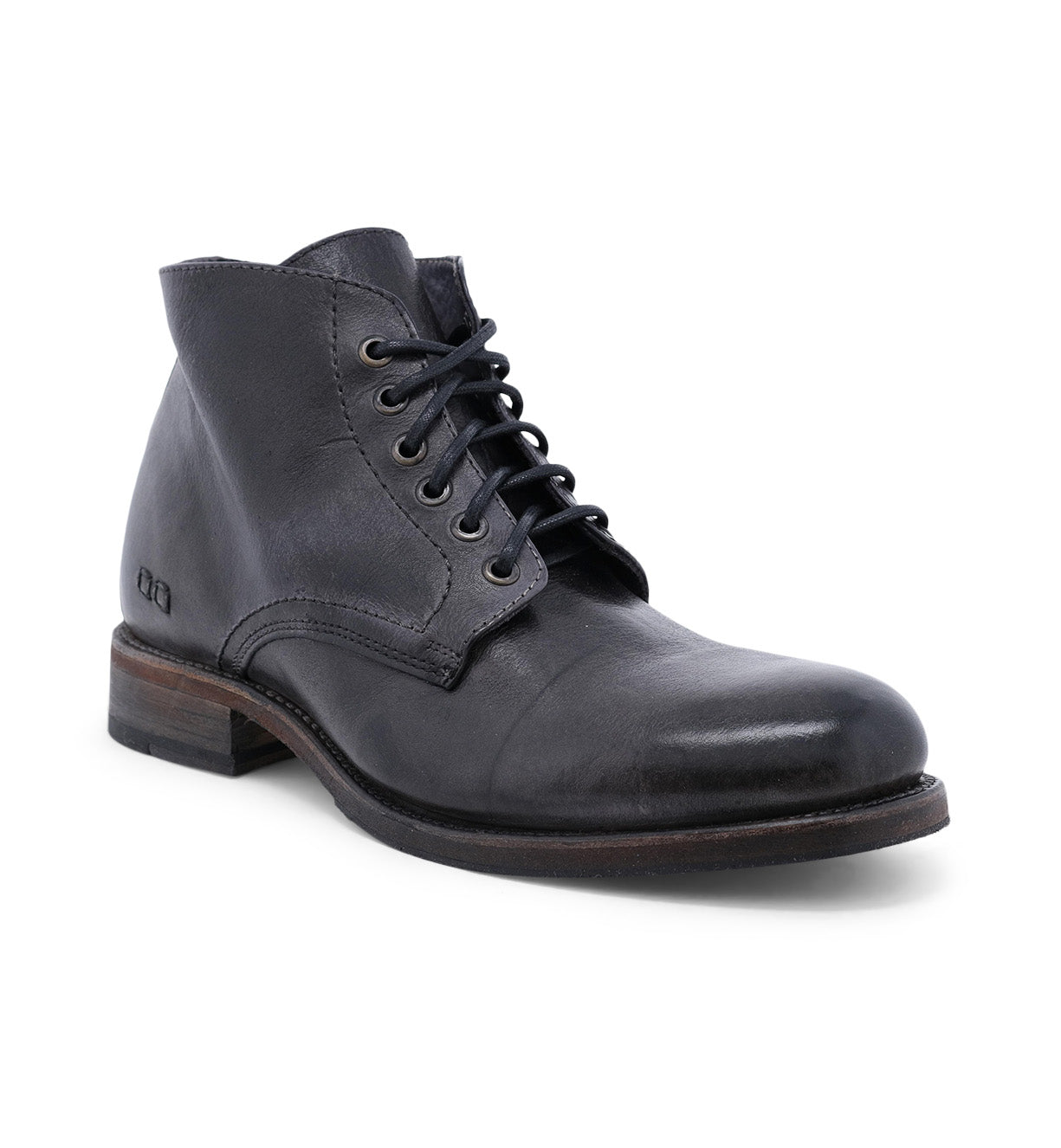 Bed Stu Bradley Black Rustic Boot for men, isolated on a white background.