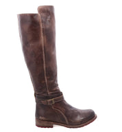A women's brown leather Bed Stu Bristol riding boot.