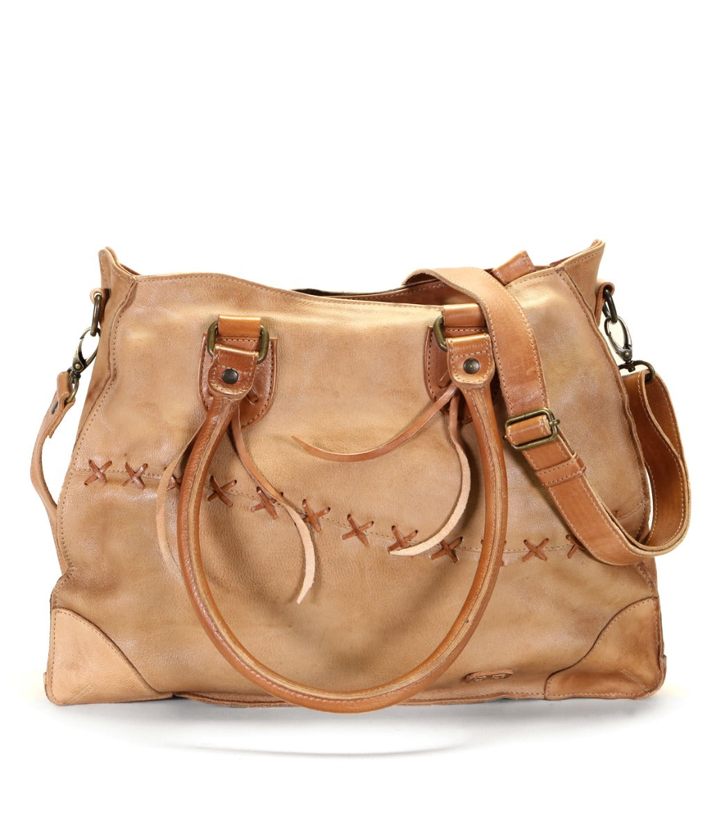 A Bruna leather bag with straps and handles by Bed Stu.