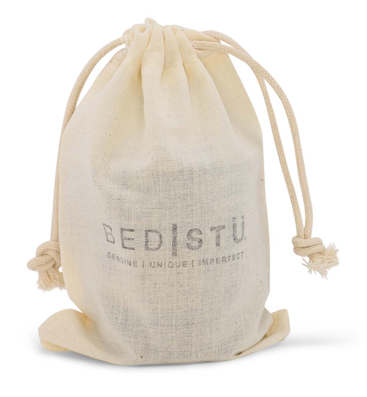 A bag with the brand name Bed Stu on it.