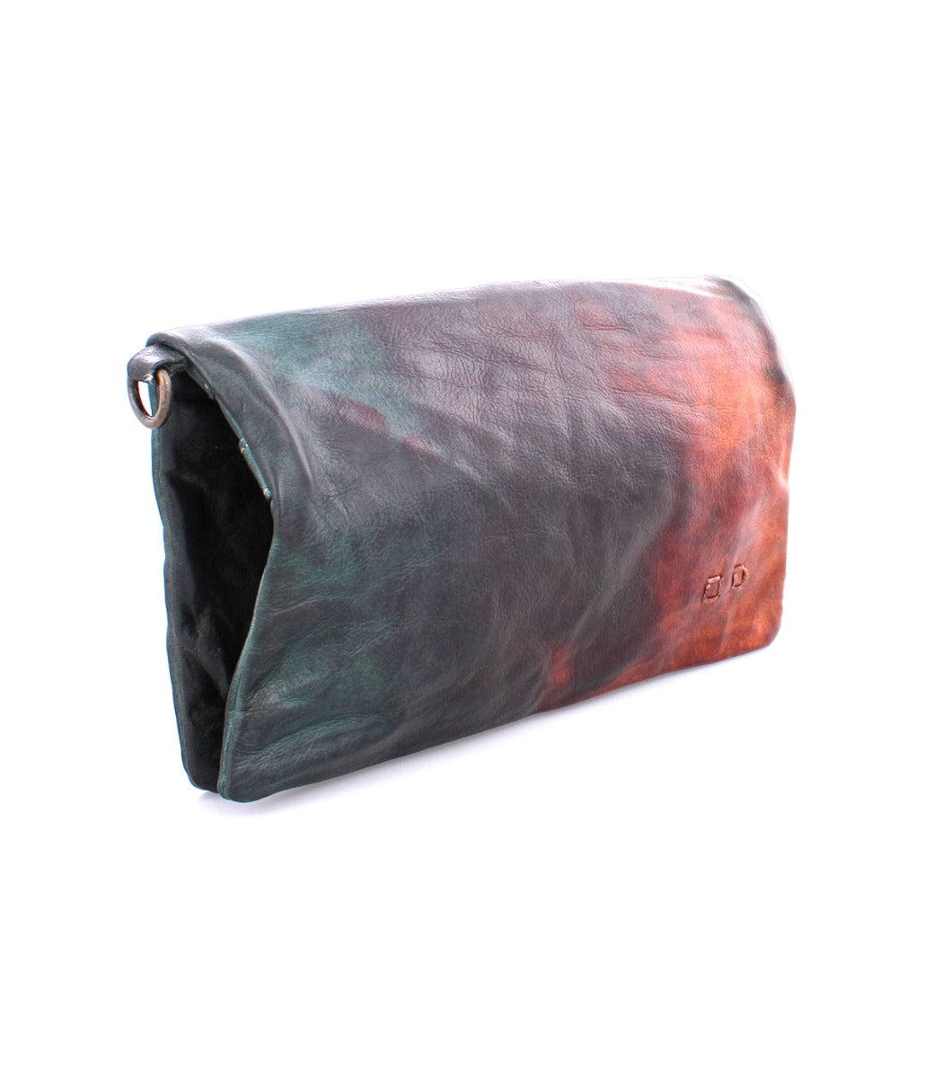 A Cadence multi-colored leather clutch bag by Bed Stu.