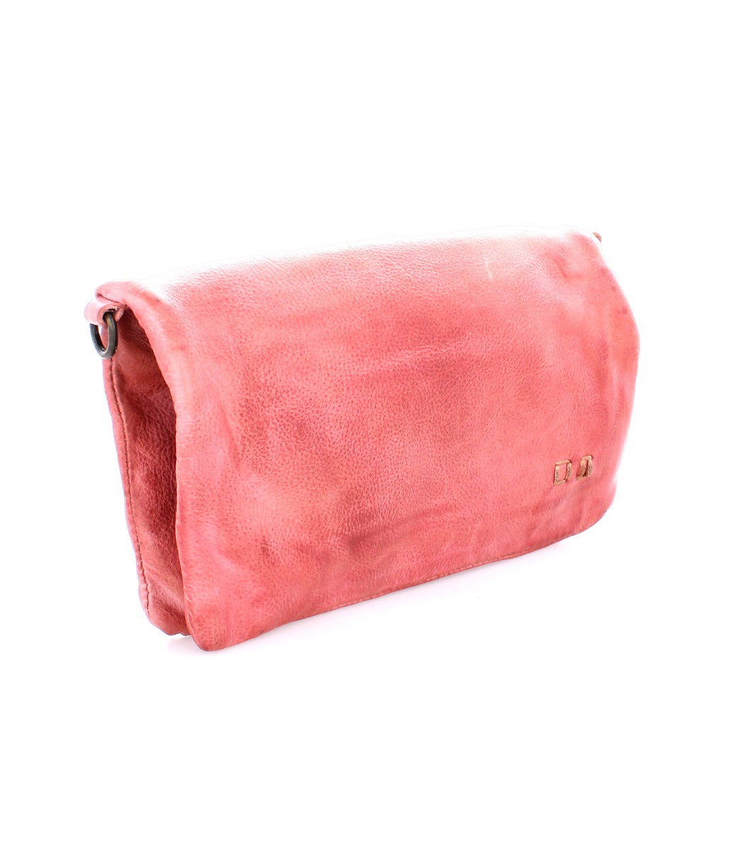 A Cadence pink leather clutch bag by Bed Stu.