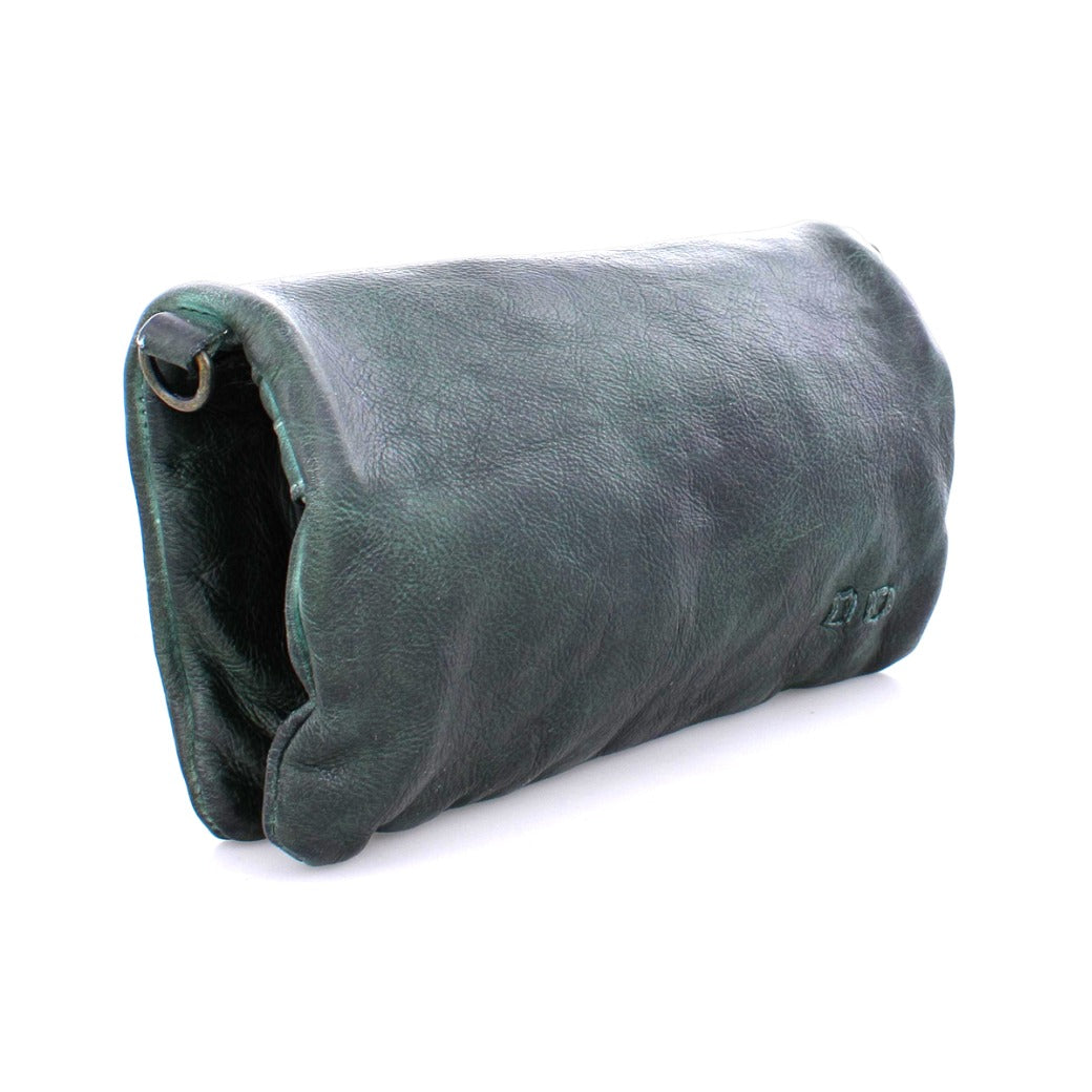 A Cadence teal pure leather cross body bag with a strap by Bed Stu.