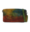 A colorful Bed Stu Cadence leather cross body bag with a strap.