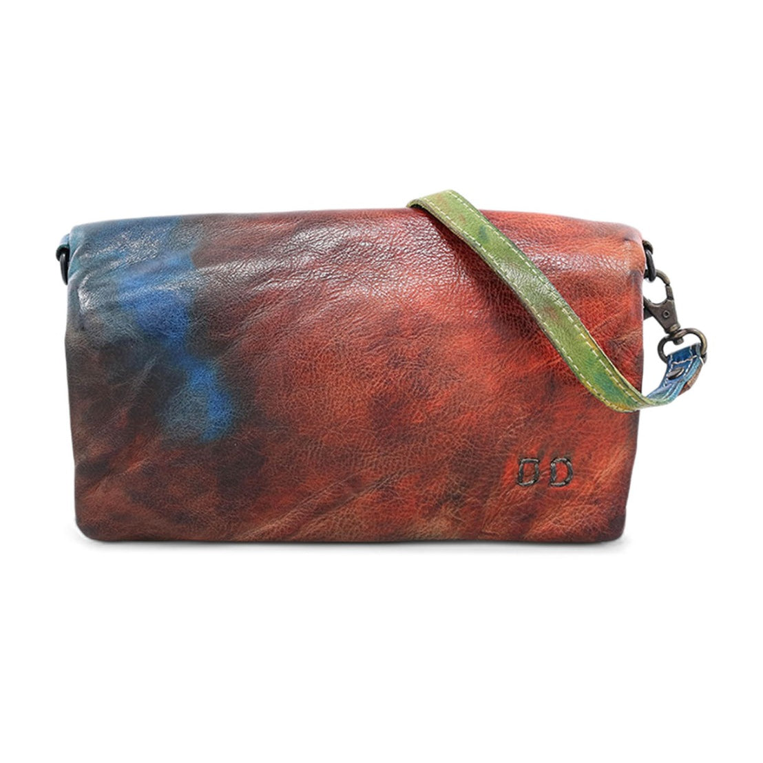 Colorful Cadence leather bag with a strap from Bed Stu.