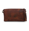 The Cadence brown leather cross body bag by Bed Stu.