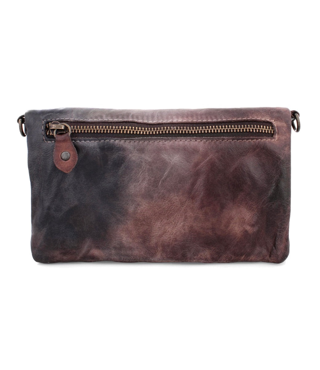 The Cadence tie dyed leather clutch bag by Bed Stu.