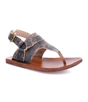 Women's black Callista pure leather sandal by Bed Stu.