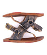 A pair of women's black Callista leather sandals by Bed Stu.