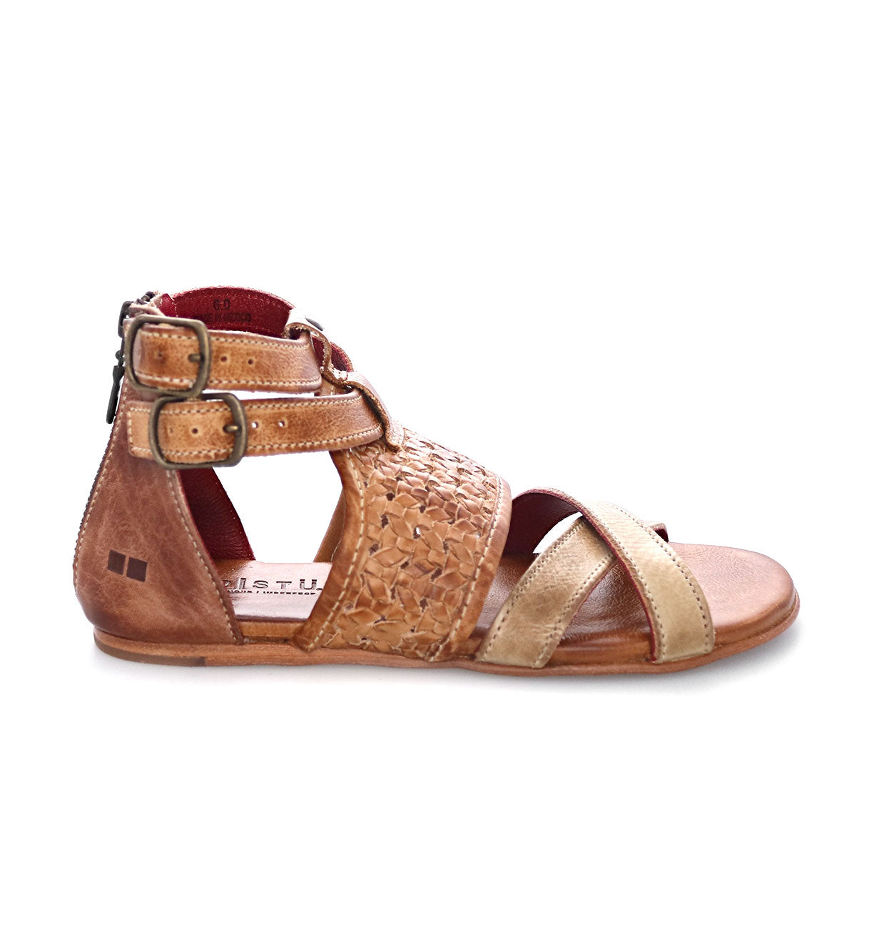 A women's Capriana sandal with two straps and a buckle by Bed Stu.