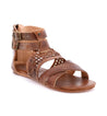 A women's brown Capriana sandal with buckles and straps by Bed Stu.