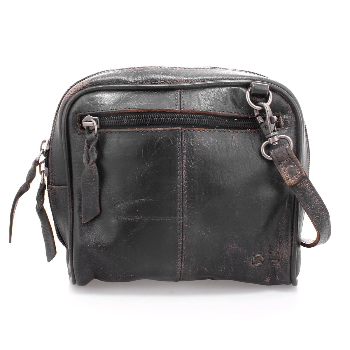 A sustainable Capture cross body bag with a zipper.