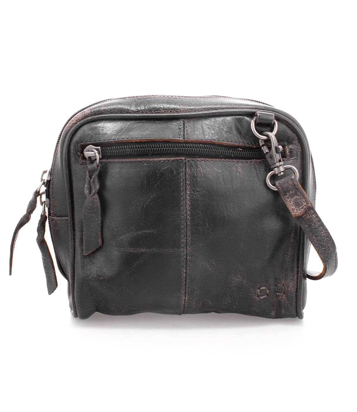A sustainable Capture cross body bag with a zipper.