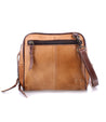 A compact Capture tan leather cross body bag by Bed Stu.