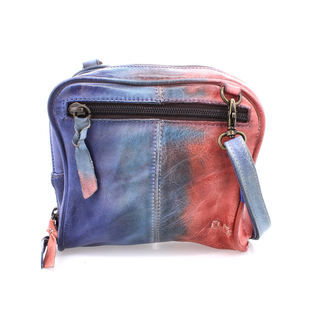 A small Capture cross body bag with a tie dye pattern by Bed Stu.