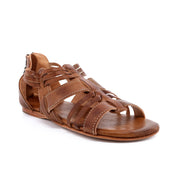 A women's brown gladiator sandal with straps called Cara by Bed Stu.