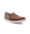 A pair of Carp men's slip on shoes in tan by Bed Stu.
