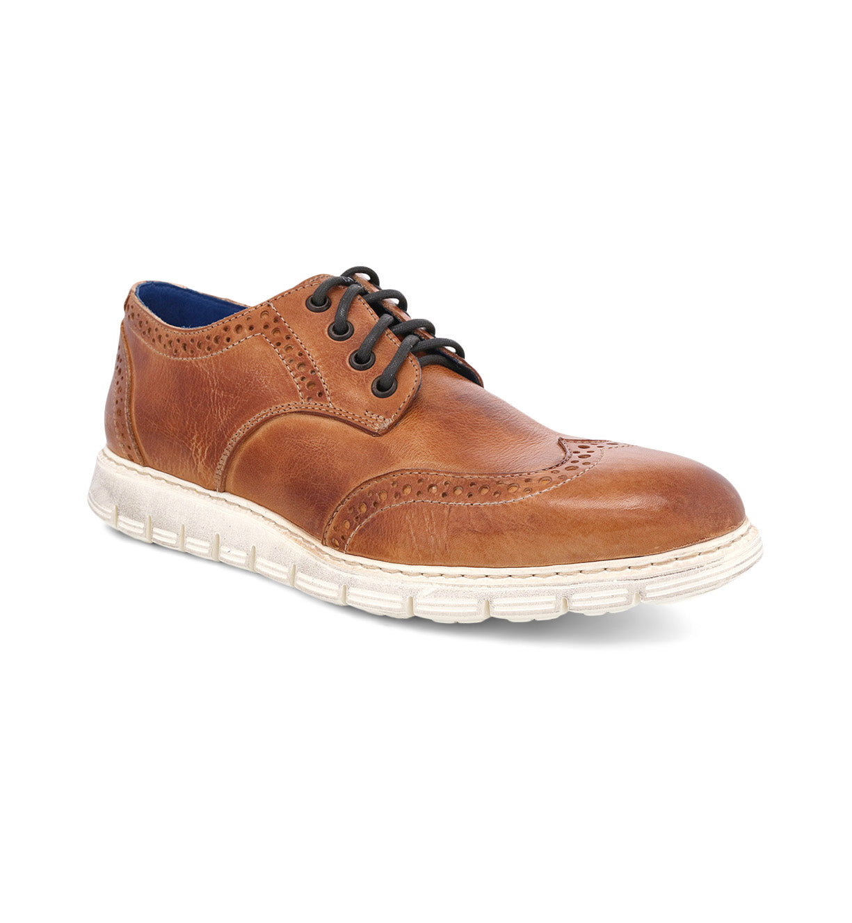 A men's Bed Stu Cayuga II tan lace up oxford shoe.