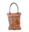 A Celta tan leather tote bag with two handles from Bed Stu.