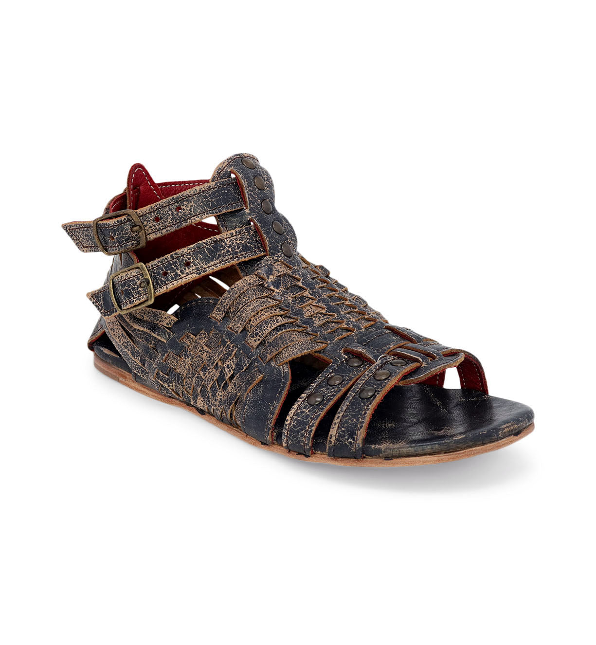 Men's Claire gladiator sandals with straps and buckles by Bed Stu.