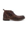 Men's brown leather Clyde chukka boots by Bed Stu.