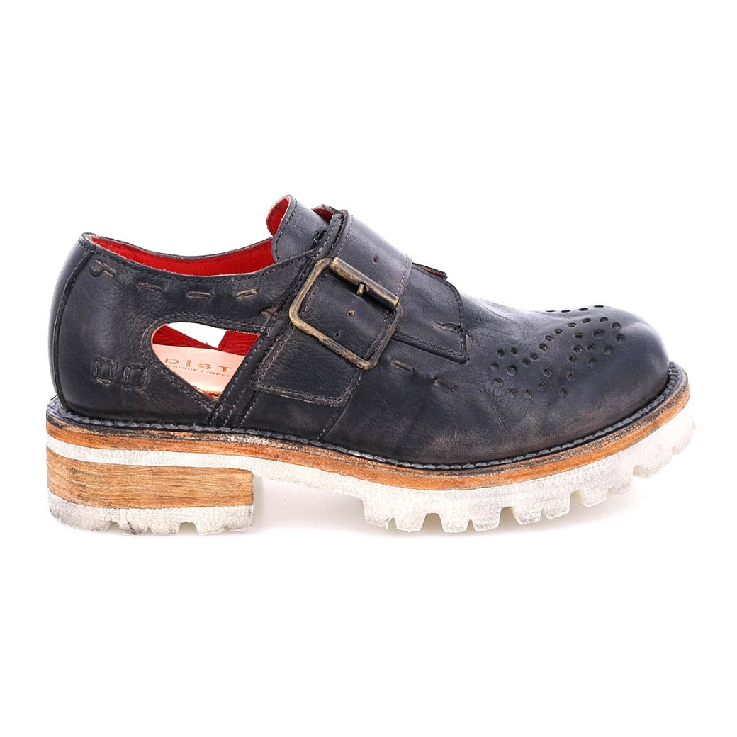 Bed Stu Dagny women’s black leather shoe.