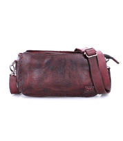 Women's Dolon crossbody bag in burgundy leather by Bed Stu.