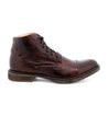 Men's brown leather lace up Bed Stu boots.