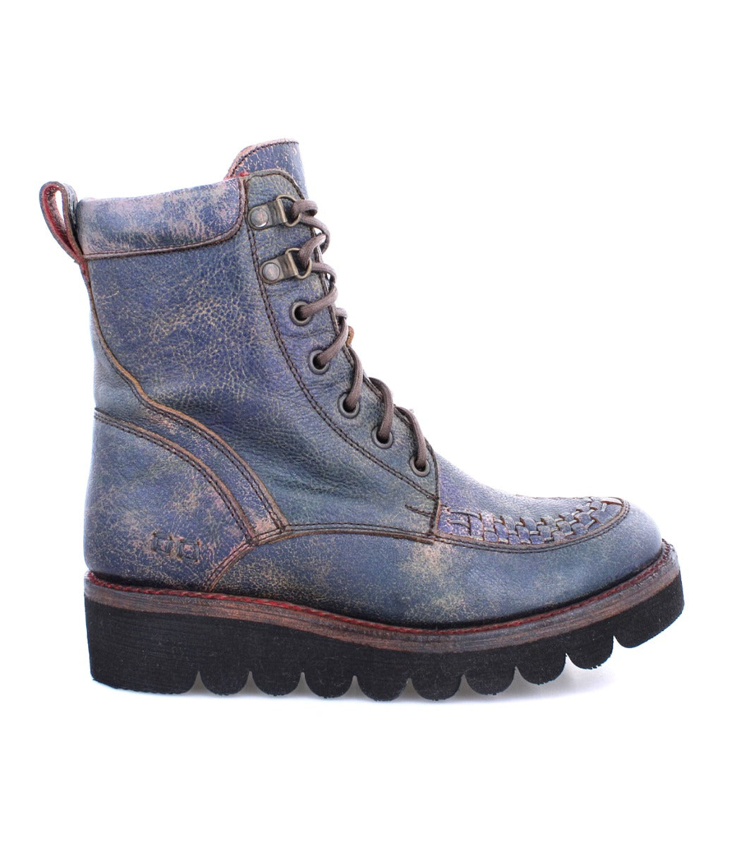 Elisha II - A women's blue boot by Bed Stu.