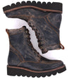 A pair of Bed Stu Elisha II women's boots with a leather sole.