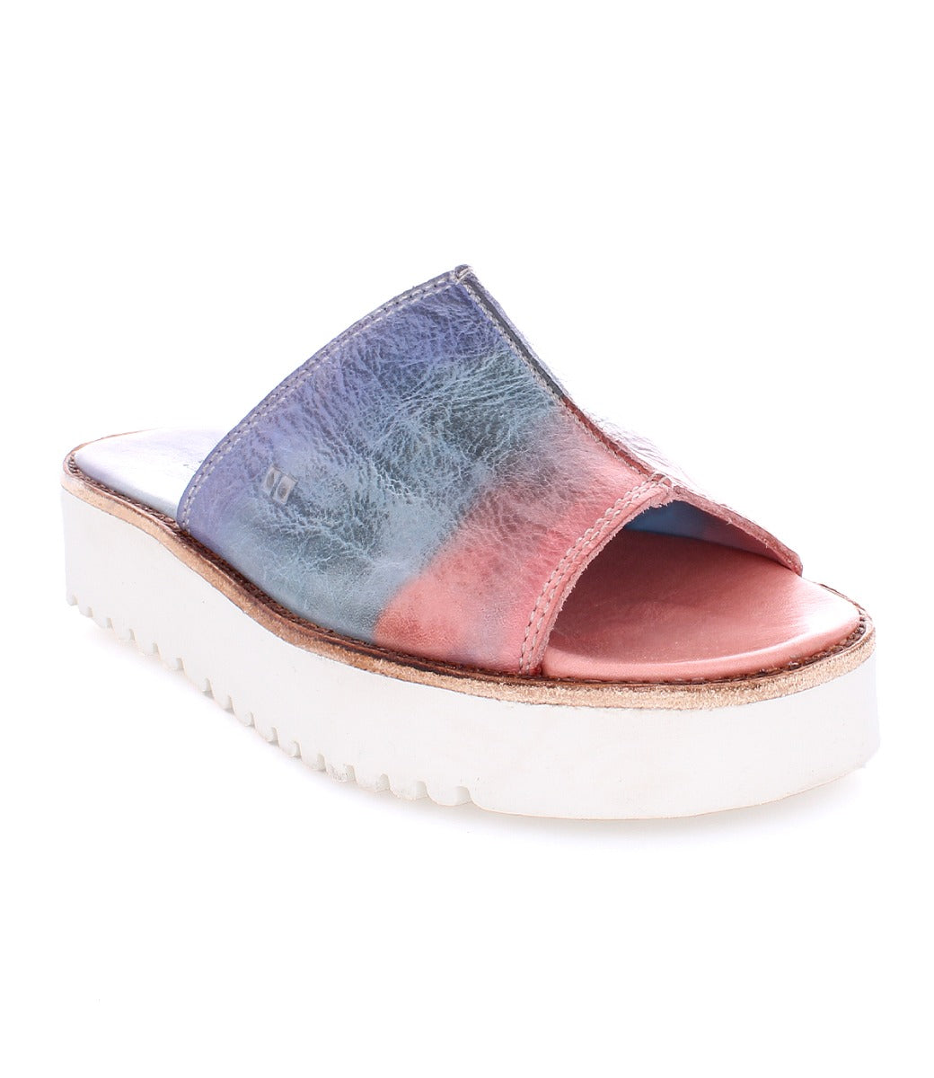 A women's Fairlee II sandal by Bed Stu with a multi - colored stripe.