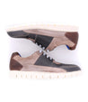 A pair of men's Fairman brown and blue sneakers by Bed Stu.
