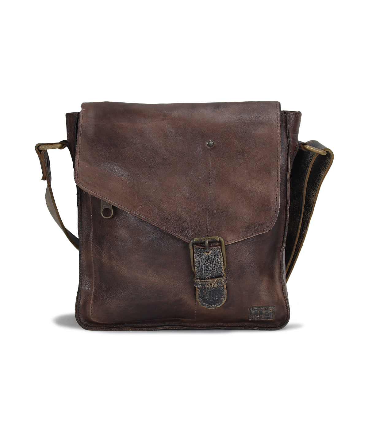 The Bed Stu Venice Beach teak leather messenger bag.