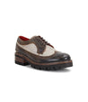 A women's brown wingtip Oxford shoe from Bed Stu, named Lita K III.