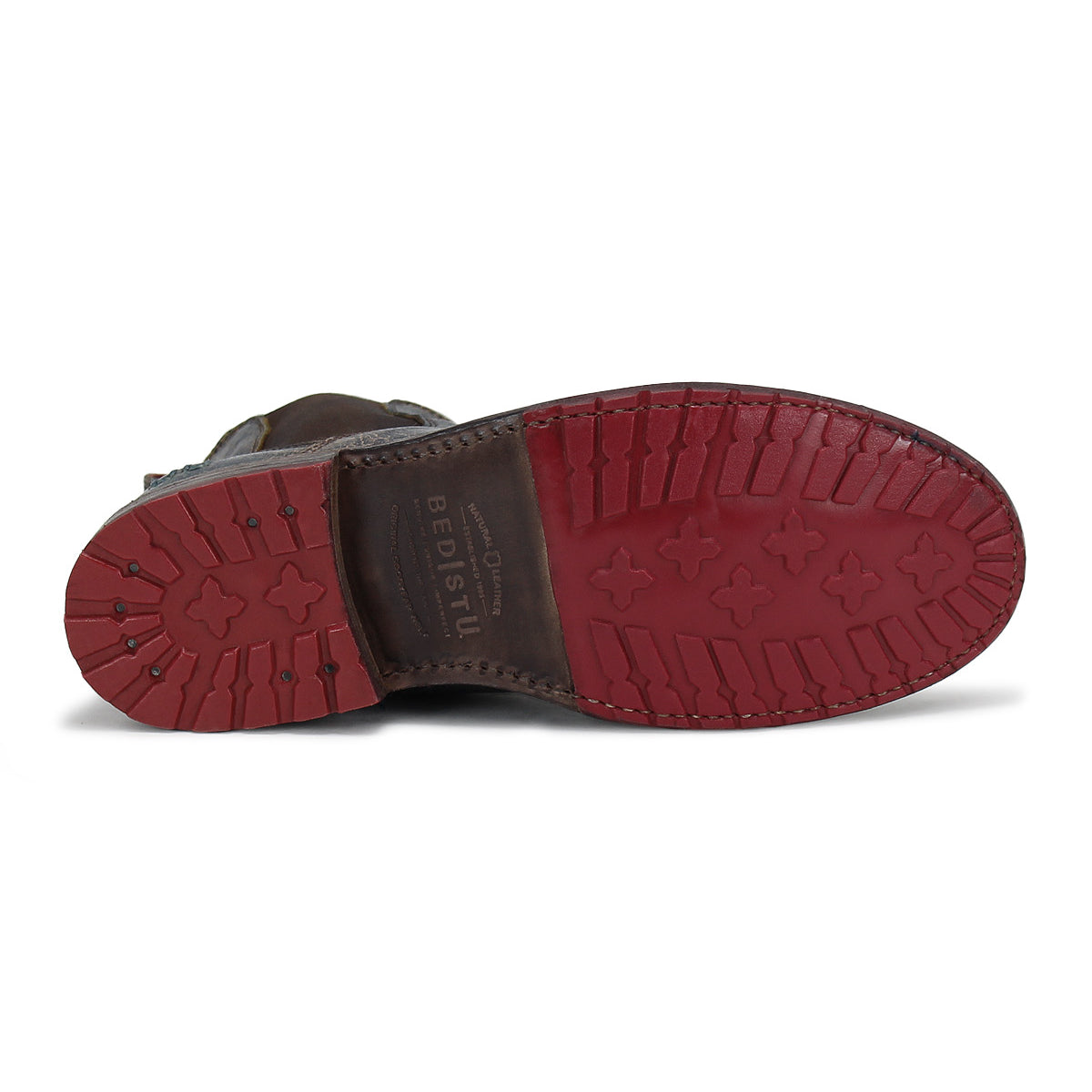 Sole of pure leather Nandi boots from Bed Stu.