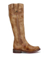 A women's Bed Stu Jacqueline riding boot in tan leather.