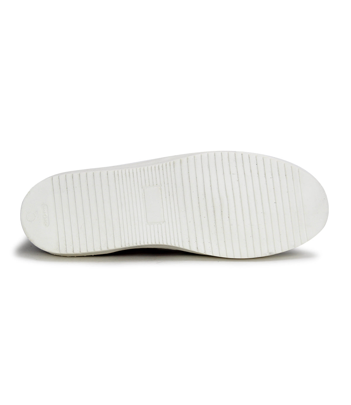 The sole of a Carrington shoe on a white surface by Bed Stu.