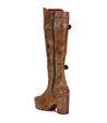 A women's Ceretti leather boot with a zipper on the side by Bed Stu.